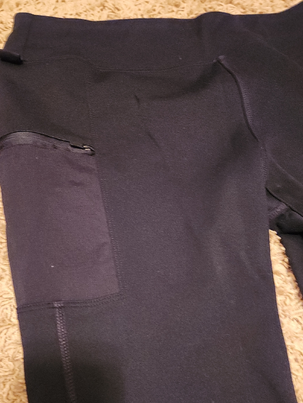 Carhartt Black Fitted Pants Woamns Size Large - Picture 2 of 9